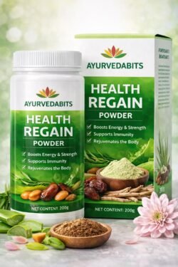AyurvedaBits Health Regain Powder for energy, strength and immunity support